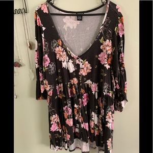 Torrid 3 Floral Babydoll